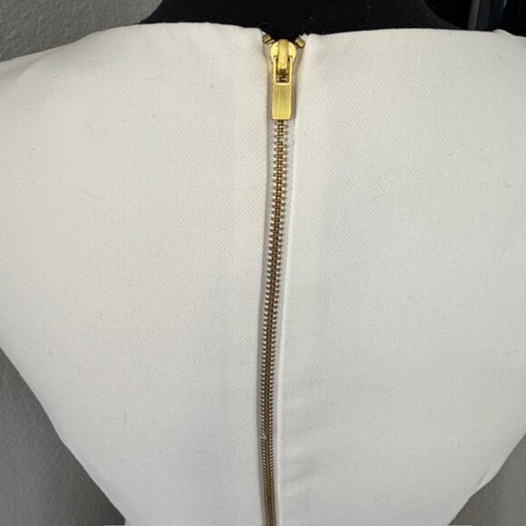 DVF Diane Von Furstenberg Carpreena Mini Shift Dress White Sz 2 - Picture 10 of 16